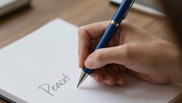 A calm person meditating with a glowing aura, representing spiritual guidance.