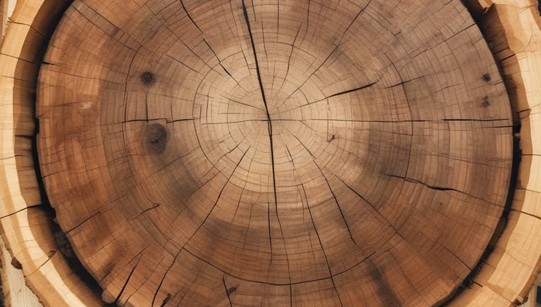 Close-up of hands carving a detailed wooden sculpture with natural wood grains visible.