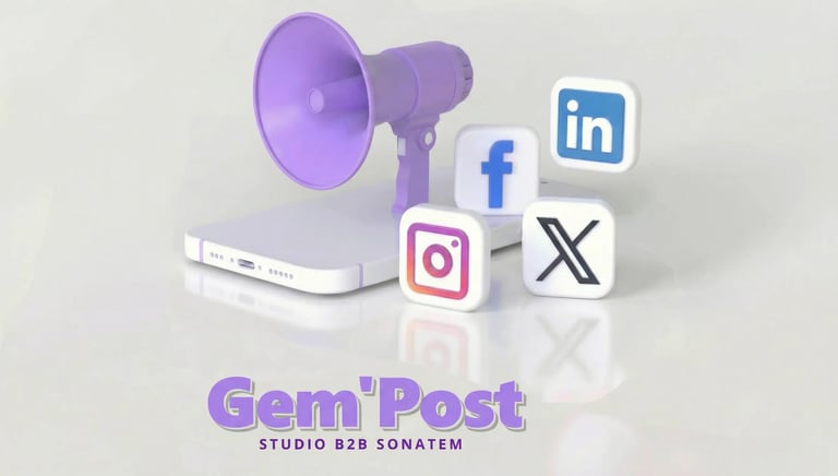 Solutions Digitales GemPost  générateur de post  pour les réseaux sociaux 