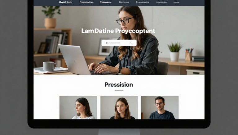 A designer working on colorful branding materials with a digital tablet and color swatches.