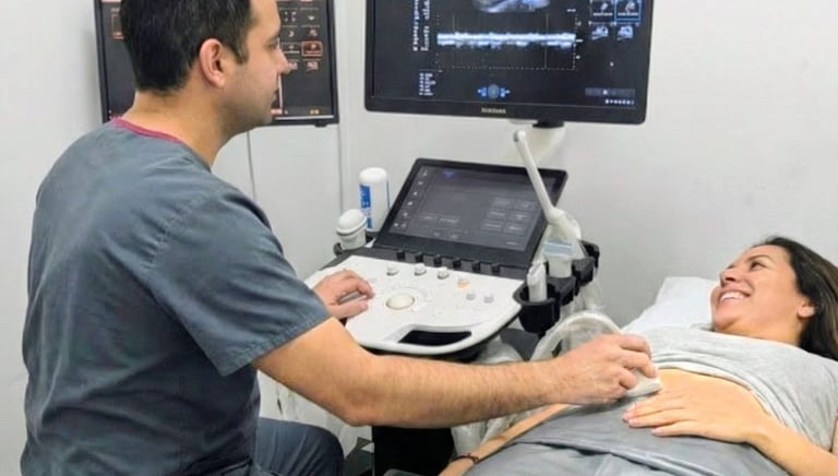 Ecografía abdominal de vena Porta, ecografía doppler