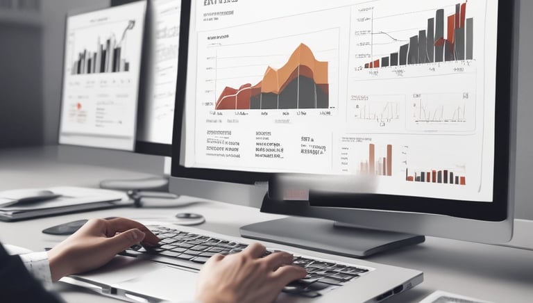 Image showing a father interacting with a smartphone displaying a chat with an AI assistant