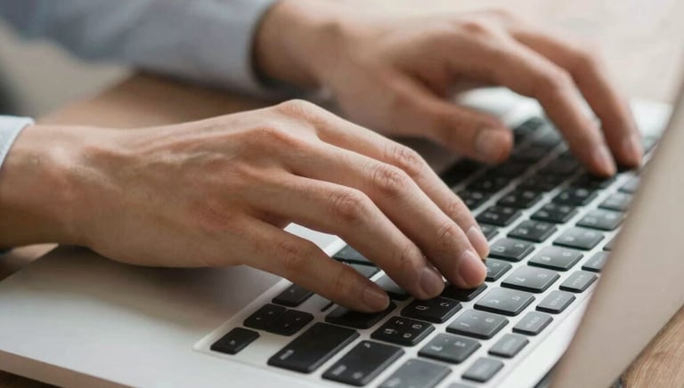 A sleek car key resting on a modern contract document, symbolizing easy financing options.