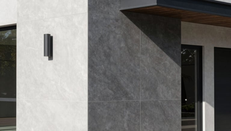 Professional construction site showing workers laying bricks on a new residential building.