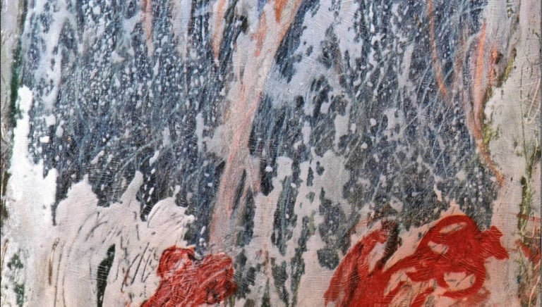 Love and Grass-1992- 39"x 32" Acrylic on Canvas. Private Collection