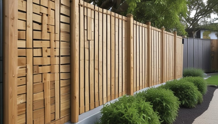 A newly constructed stone pathway winding through a landscaped garden.