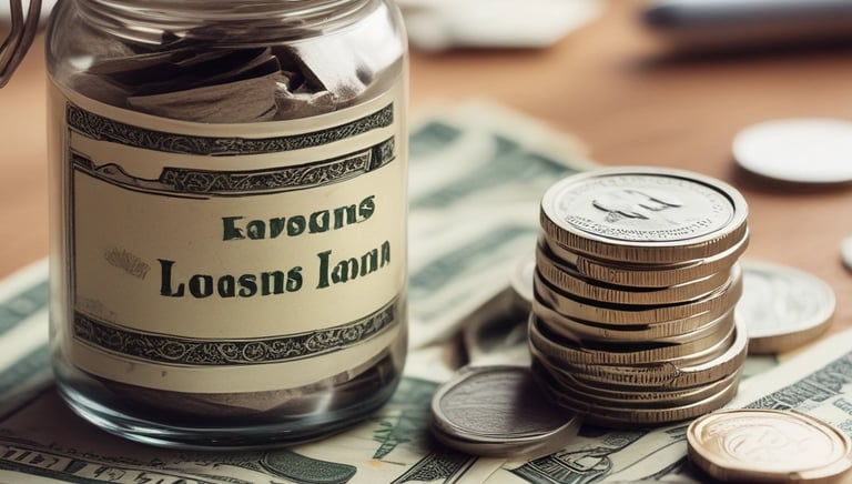 A confident business owner discussing financing options in a modern office.