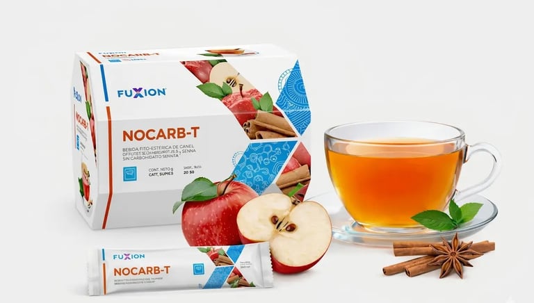 Producto nocarb-T , Infusión sabor a cromo y té verde