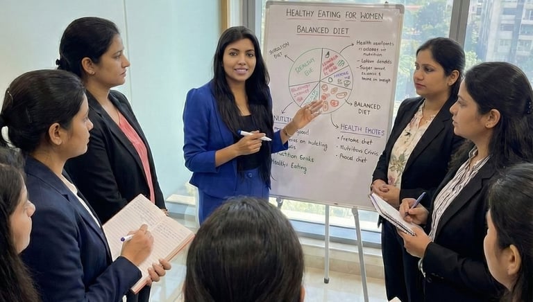 PCOS Corporate Diet Session - Best Dietician in Delhi NCR