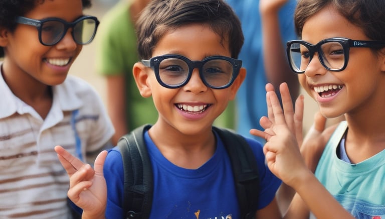 Volunteers planting trees together in a sunny park to improve the environment.
