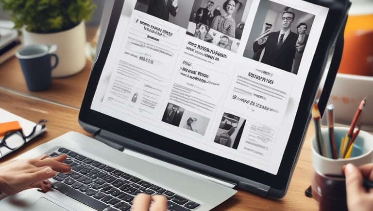 A focused team brainstorming ad strategies around a table with charts and laptops.