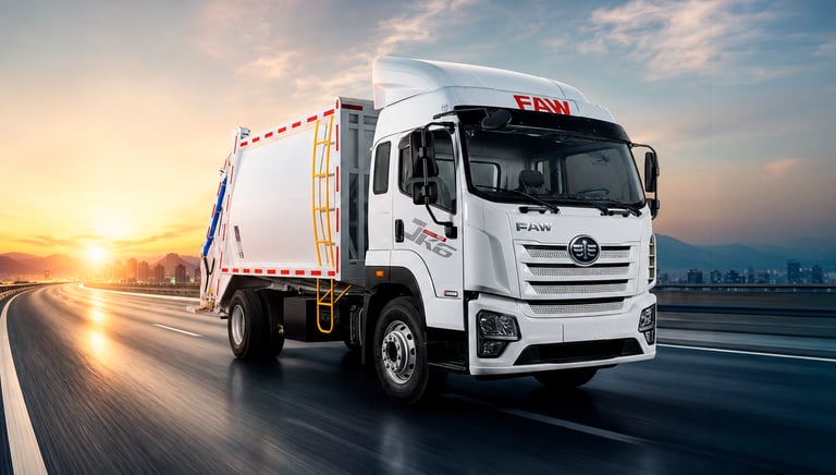 camion de carga jk6 de faw trucks en mexico