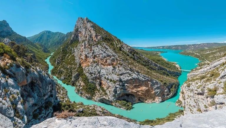 Les gorges du Verdon à proximité du gîte Chez Dom & Albert 