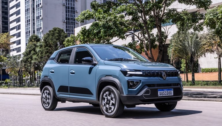 Divulgação Renault Kwid E-Tech 2026