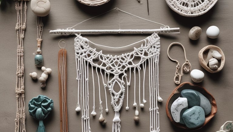 joyeria mexicana con macrame