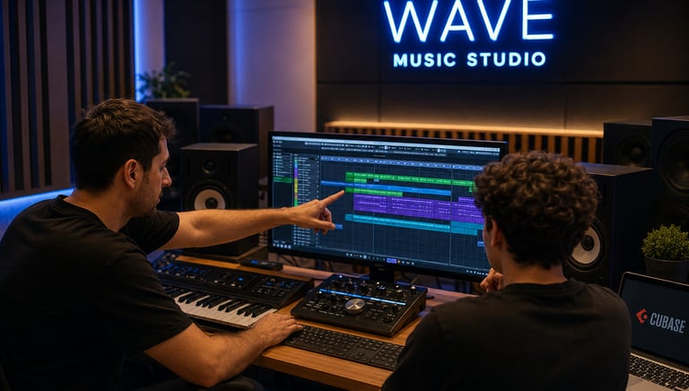 Curso de producción musical avanzado en wave music studio