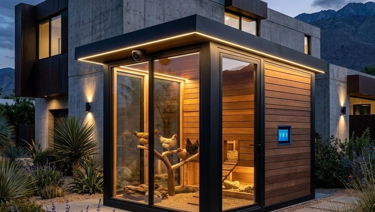 An high tech chicken coop