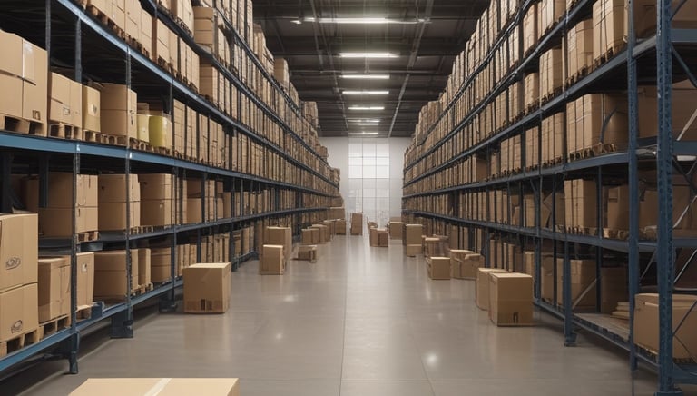 Close-up of stacked olive oil drums ready for international export.