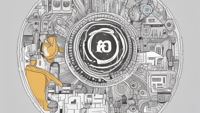 A behind-the-scenes photo of a video shoot with camera and lighting equipment.