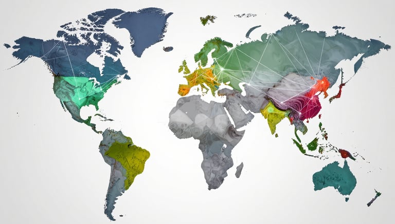 Focused call center representative making outbound calls in a modern office.