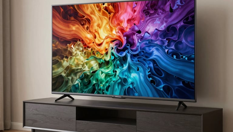 A side-by-side comparison chart of internet and mobile plans on a tablet screen.