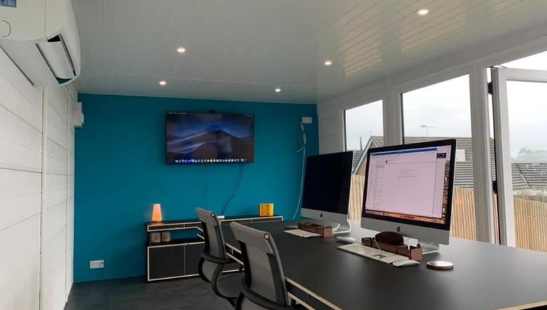 air con in composite wood office