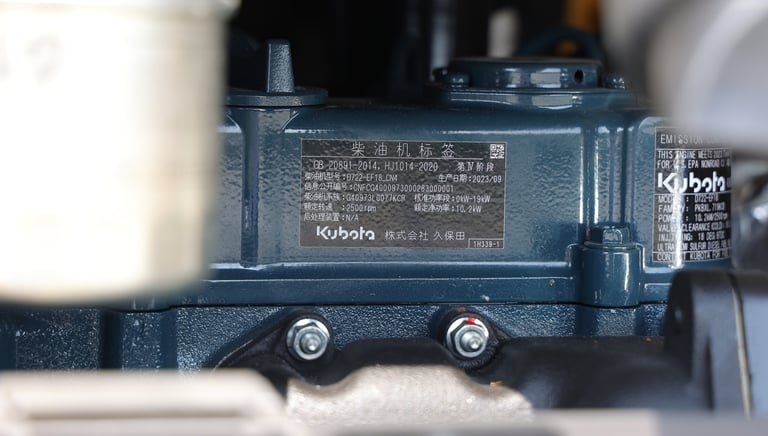 kubota engines are great for mini excavators