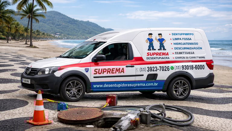 desentupidora na praia litorial de são paulo