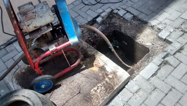 desentupimento de caixa de gordura