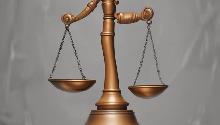 Gavel and legal contract on a wooden desk symbolizing labor law.