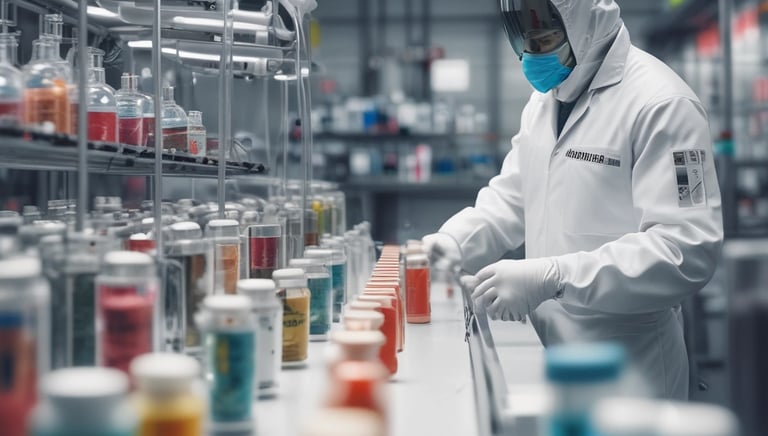 An image showing a team of consultants working with regulatory documents.