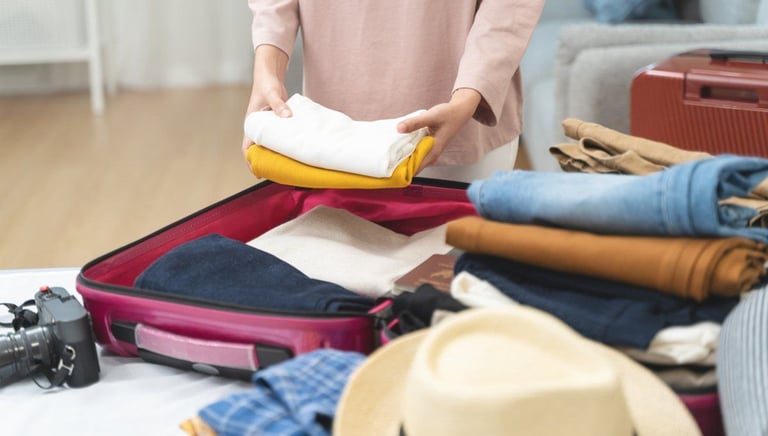 Travel Packing Illustration