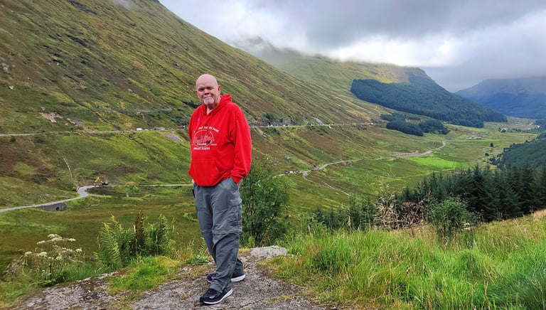 The Pirate Rests and is Thankful in Scotland