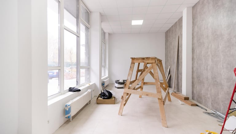 專業泥作工程-精準打底細節展示-室內裝潢前導工程