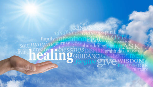 healing word graphic