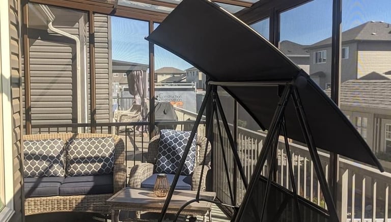 Screen Room with Patio Cover