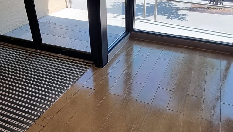 Retail space cleaning by Shiny Maple Services