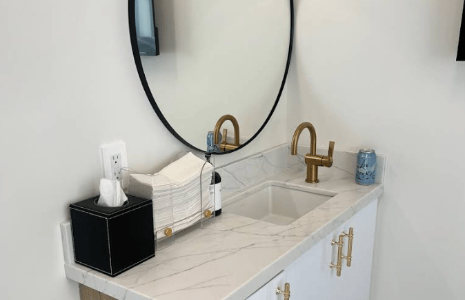 Behind-furniture deep cleaning by Shiny Maple Services