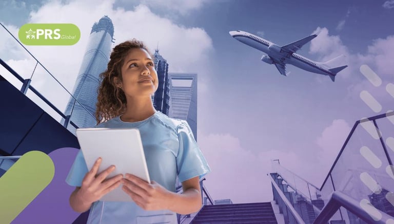 International nurses and midwives relocating abroad for healthcare careers in 2026.