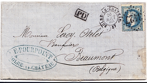 Letter from SOLRE LE CHATEAU to BEAUMONT.