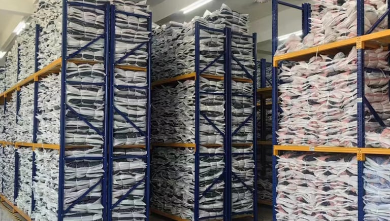 Yuebei’s ODM team discussing fabric selection and design sketches for women’s underwear customizatio