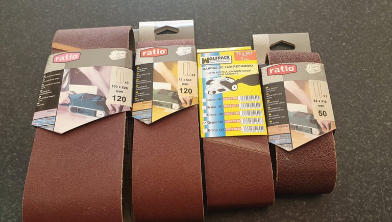 lijadora de banda, lijas de banda, lija 620, lija 690, lija 457