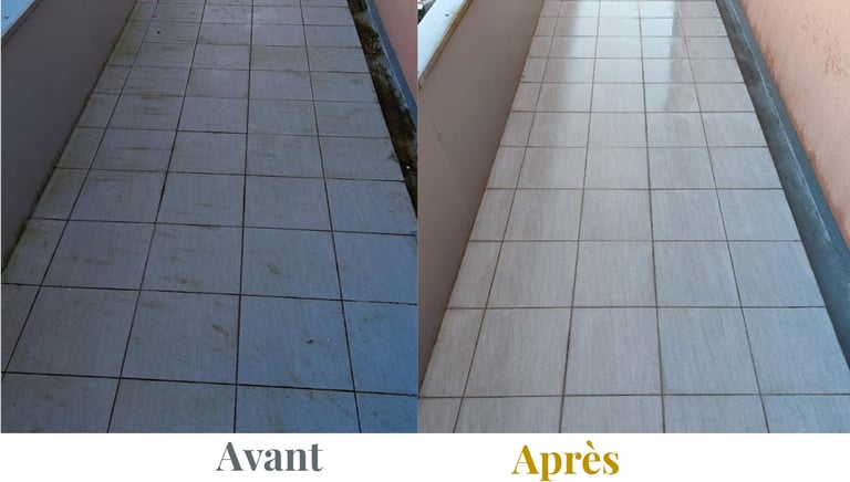 nettoyage balcon terrasse appartement