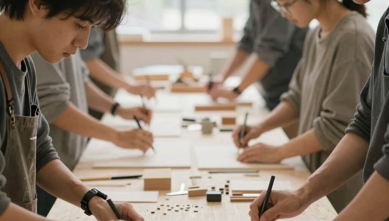 Technician assembling a tailored load winch system in a residential setting.