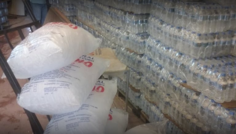 estoque de gelo e agua gelinho
