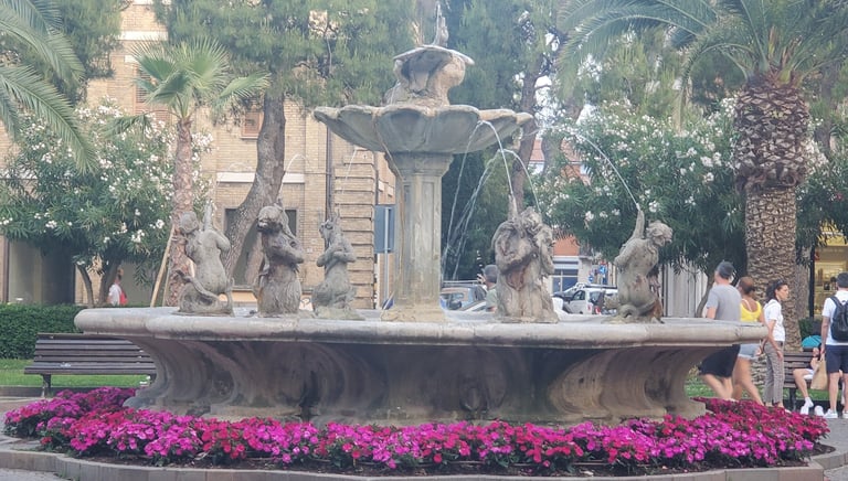 La piazza di Civitanova Marche