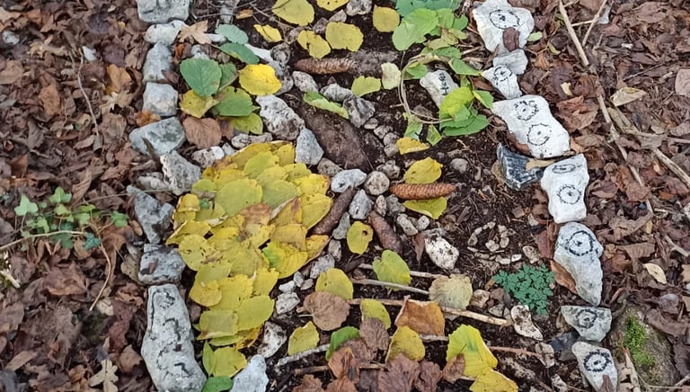 land art, reconnexion dans la nature, journée à thème, animation,