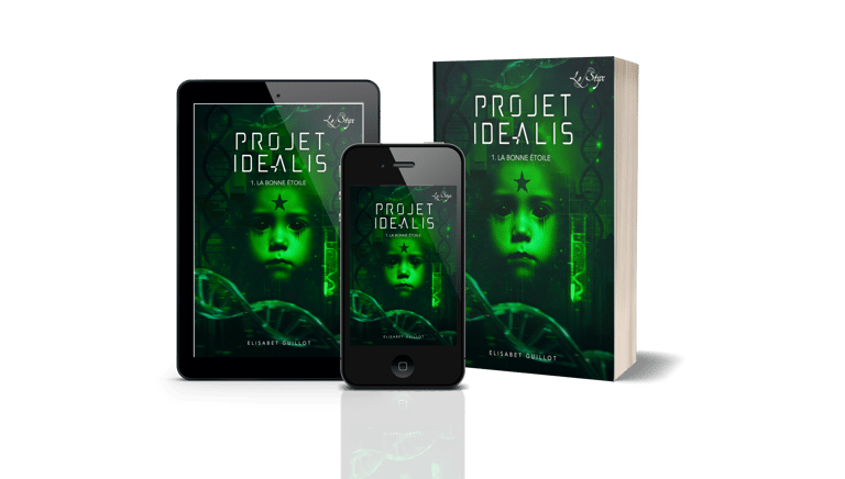 Mockup Projet Idealis tome 1 - Elisabet Guillot