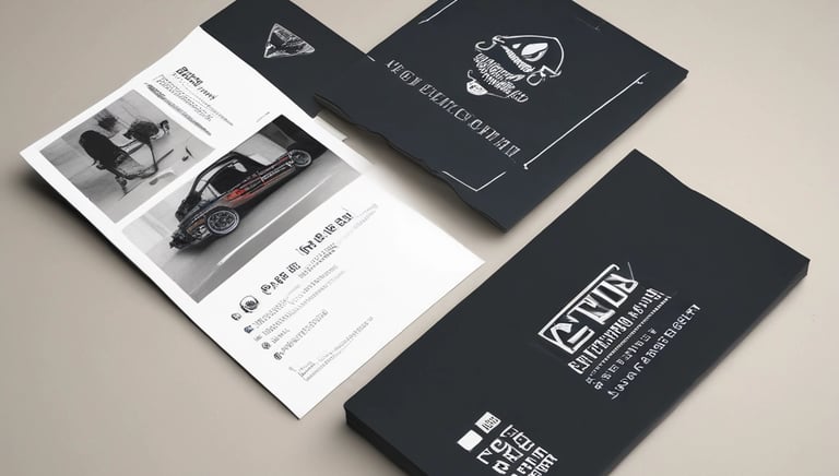 A hand holding up a black card with white text that reads 'creativity doesn't need limits.' The background features an out-of-focus building with tall columns.