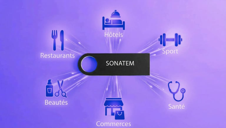 Solutions sonorisations commerciales sonatem musique libre pour restaurants , hôtels et commerces